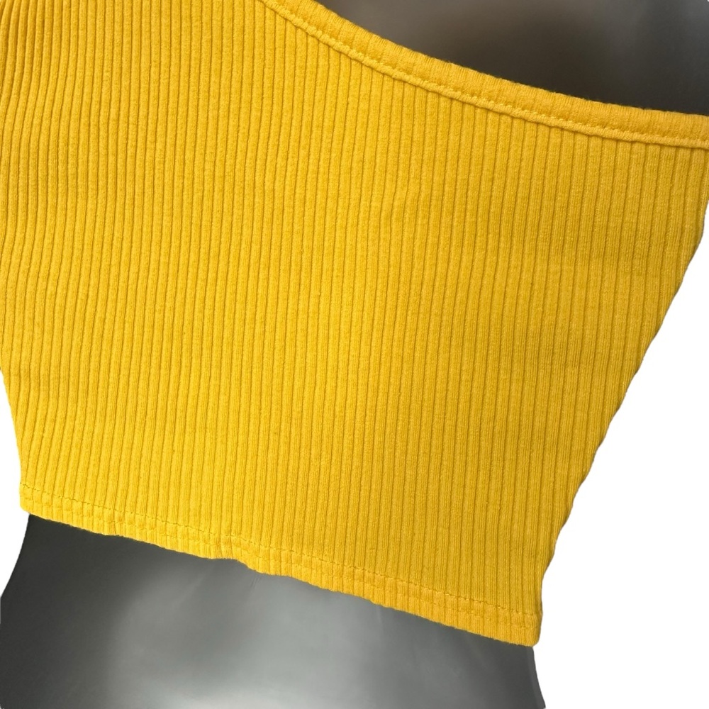 One-Shoulder Ribbed Top - Picture 7 of 8